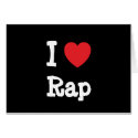 I love Rap heart custom personalized cards by funnycustomtshirts I love Rap heart custom personalized cards