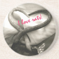 I love Rats Coaster coasters