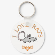 I Love Rats keychains by AllPetsStore I Love Rats keychains