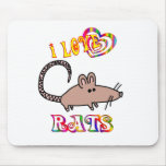 I LOVE RATS mousepads