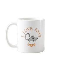 I Love Rats Mug
