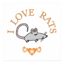I Love Rats posters by AllPetsStore I Love Rats posters