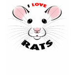 I Love Rats Tee Shirt