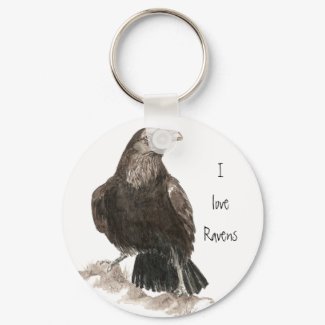I love Ravens Keychain keychain