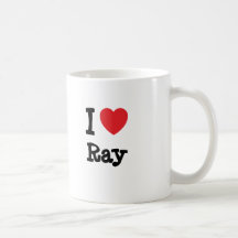 I love Ray heart T-Shirt Coffee Mug