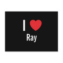 I love Ray postcards