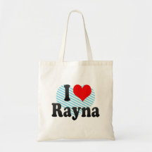 I love Rayna Canvas Bag