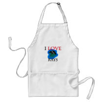 I Love Rays aprons