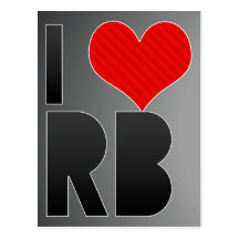 I Love RB Postcards