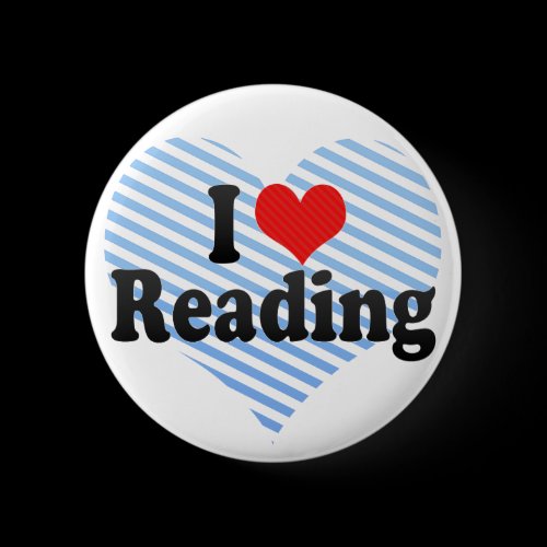 I Love Reading Button