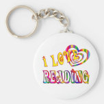 I Love Reading Key Chain
