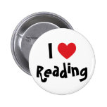 I Love Reading Pinback Button