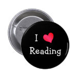I Love Reading Pinback Buttons
