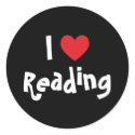 I Love Reading stickers