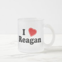 I Love Reagan Coffee Mugs