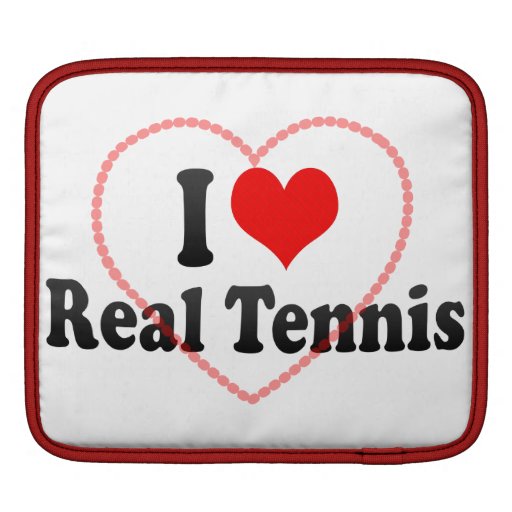 I love Real Tennis iPad Sleeve
