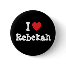 I love Rebekah heart T-Shirt buttons