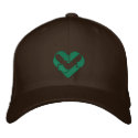 ♥ I love recycling ♥ embroidered hats
