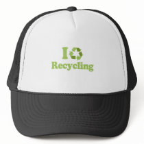 I Love recycling hats