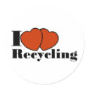 I love recycling Sticker