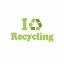 I Love recycling t-shirts