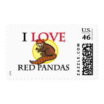 I Love Red Pandas postage by tshirtshirts I Love Red Pandas postage