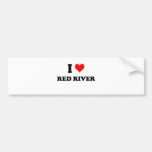 I Love Red River Massachusetts Bumper Sticker
