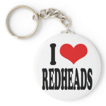 I Love Redheads Key Chains