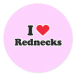 I love rednecks stickers
