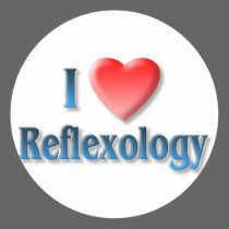 I Love Reflexology Sticker