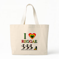 I Love Reggae bags