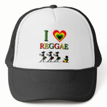 I Love Reggae Hat