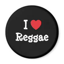 I love Reggae heart custom personalized magnets by funnycustomtshirts I love Reggae heart custom personalized magnets