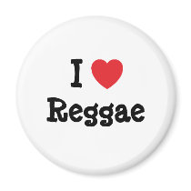 I love Reggae heart custom personalized magnets by funnycustomtshirts I love Reggae heart custom personalized magnets