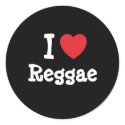 I love Reggae heart custom personalized stickers by funnycustomtshirts I love Reggae heart custom personalized stickers
