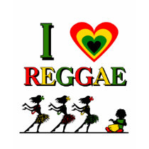 I Love Reggae t-shirts