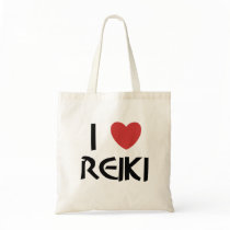 I Love Reiki Canvas Bags