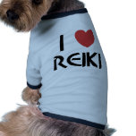 I Love Reiki Pet Tshirt