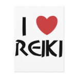 I Love Reiki Post Cards