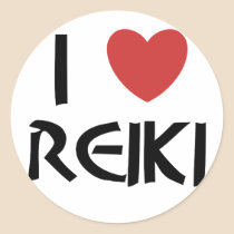 I Love Reiki stickers