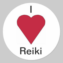 I love Reiki stickers
