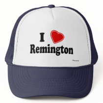 I Love Remington hats