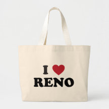 I Love Reno Nevada Tote Bag