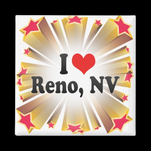 I Love Reno, NV Fridge Magnets