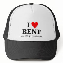 I Love RENT Hat