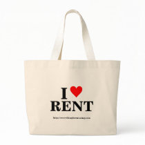 I Love RENT Tote bags by rentheadperson I Love RENT Tote bags