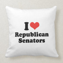 I LOVE REPUBLICAN SENATORS - .png Pillow