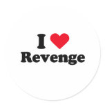 I love revenge stickers
