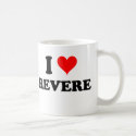 I Love Revere Massachusetts Coffee Mugs