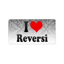 I love Reversi Labels
